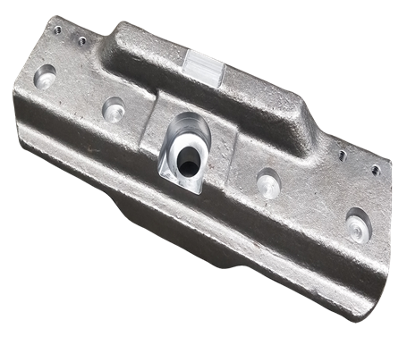 Base plate of forklift