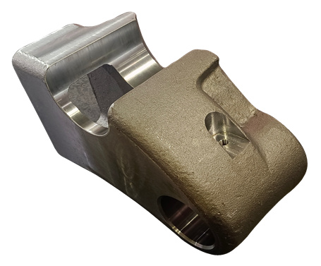 Tipping frame hinge of loaders