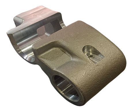 Tipping frame hinge of loaders