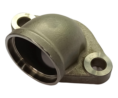 Flange mounting of automobile